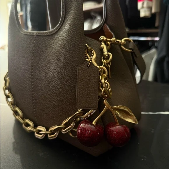 COACH LANA BAG 23 BRASS DARK STONE - Picture 3 of 9